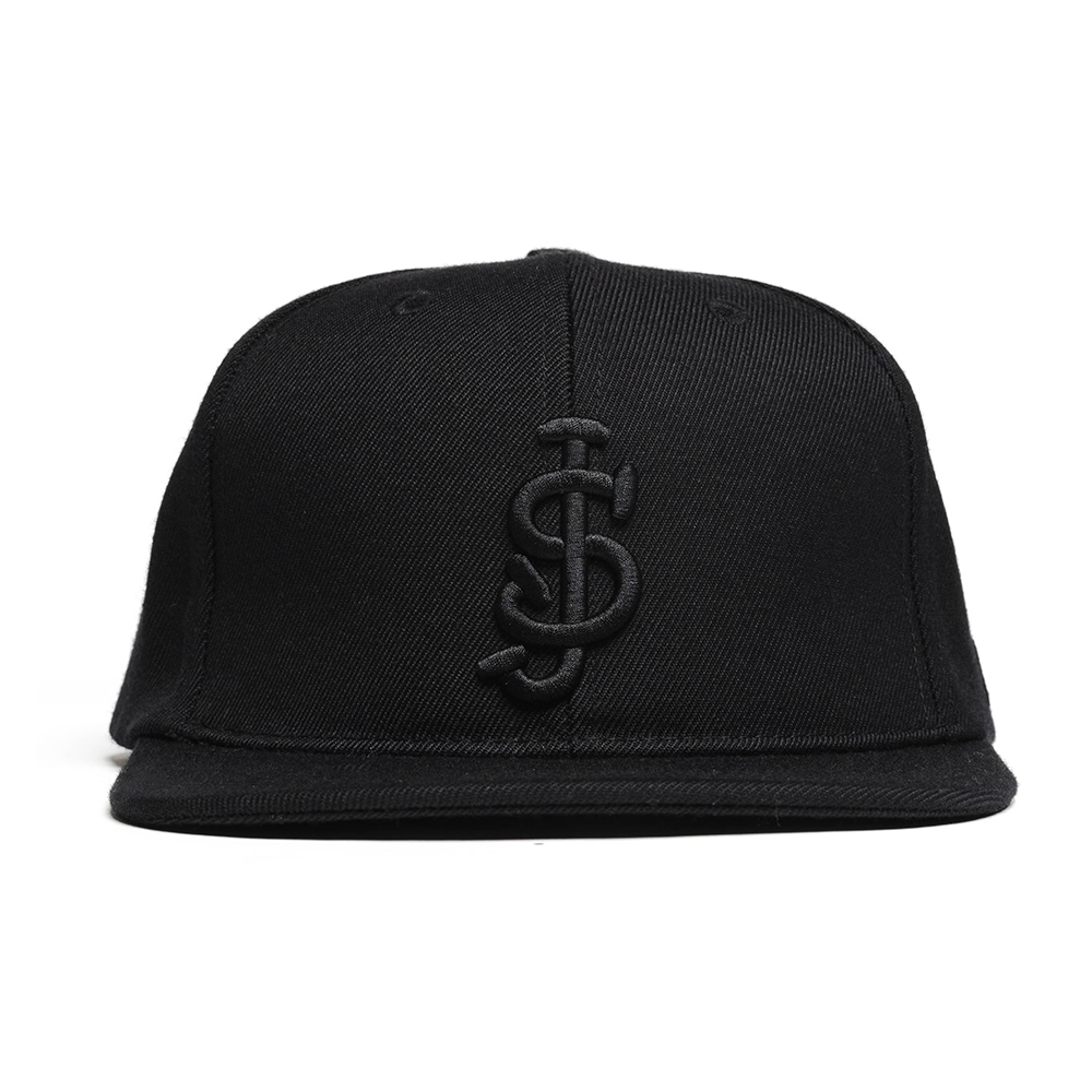 Black on Black - Flat Bill Snapback