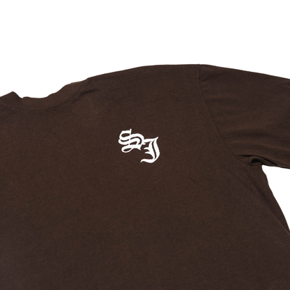 Old English T-Shirt Brown