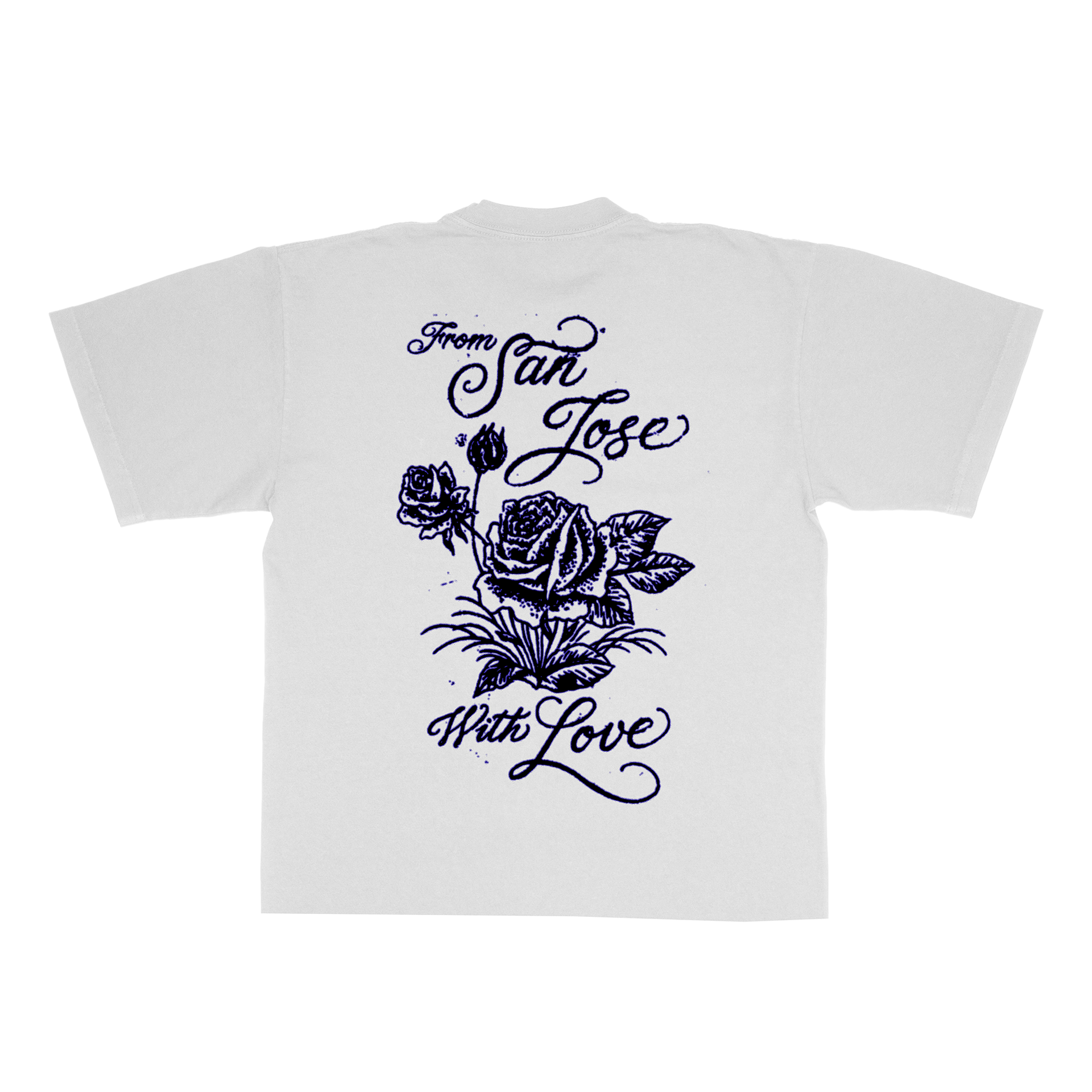 【WHITE】Lovers tee G. From San Jose w/ Love Tee White (Starah Collab) – SANJOSEFOOS